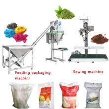 Semi automatic detergent / protein / milk powder weighing 25kg bag filling machine